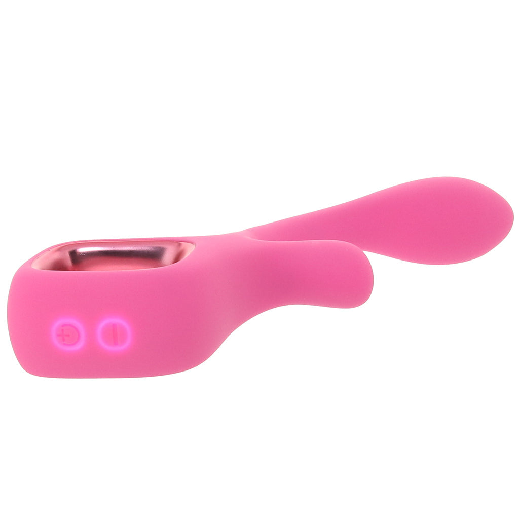 Pretty in Pink Velvet G-Spot Rabbit Vibe Vibrators > Rabbit Vibrators - Tophatter Daily Deals