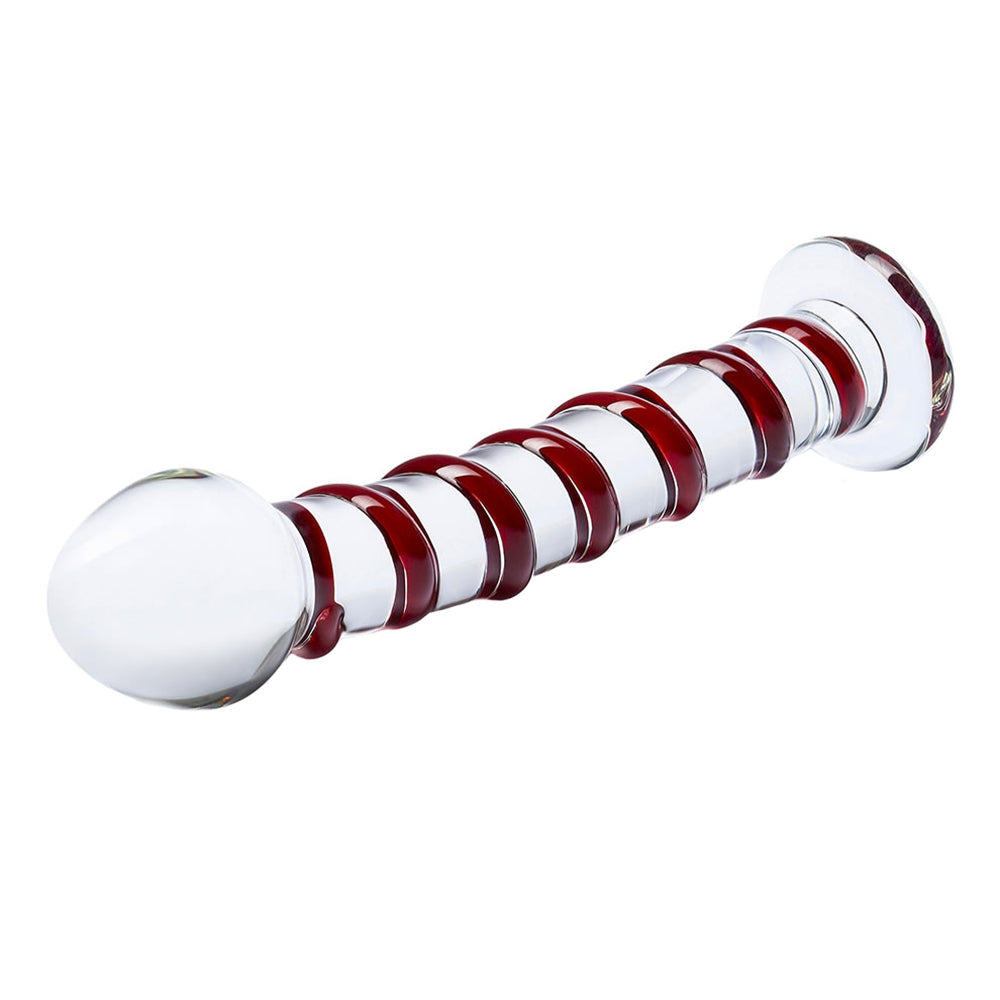 gläs 8 Inch Mr. Swirly Dildo - Tophatter's Adult Sex Toys Online Dildo Sex Toys > G-Spot Dildos - Tophatter Daily Deals