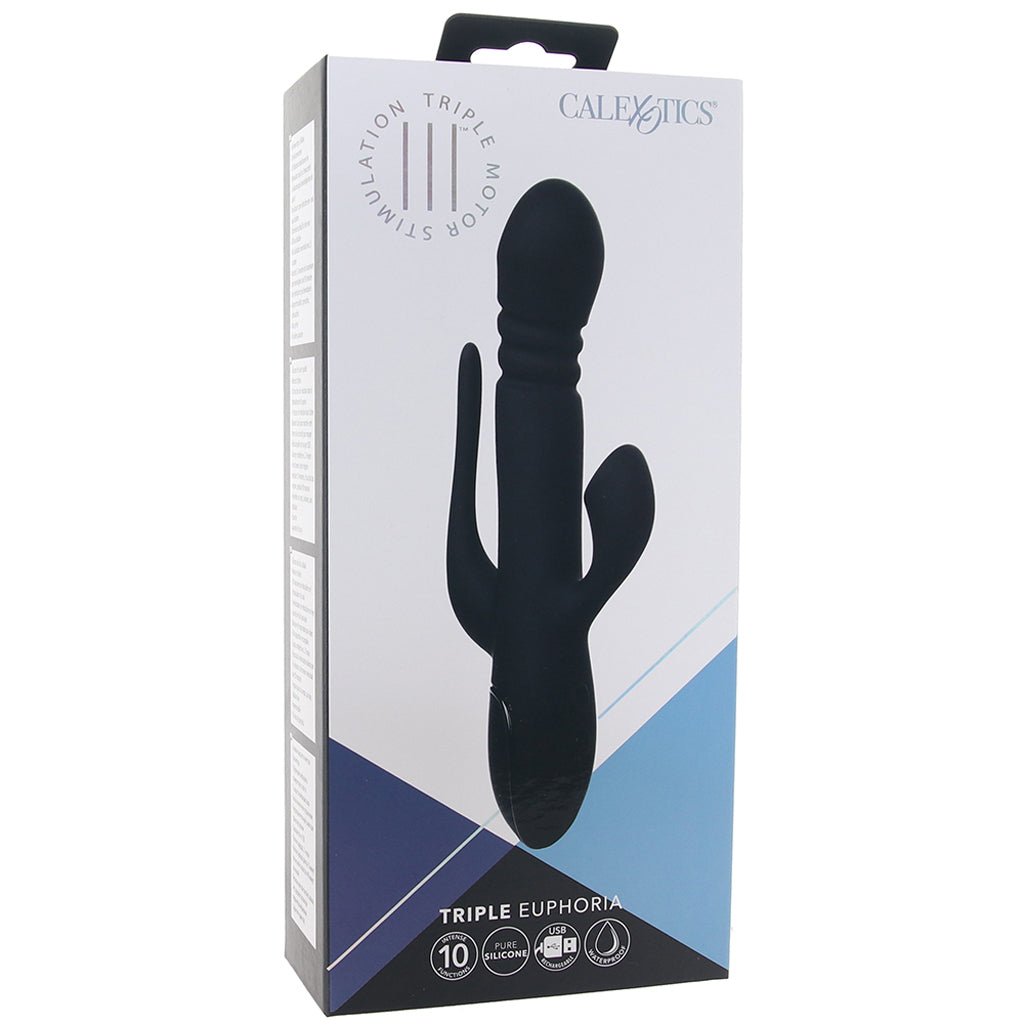 Triple Euphoria Triple Stimulation Vibe Vibrators > Rabbit Vibrators - Tophatter Daily Deals