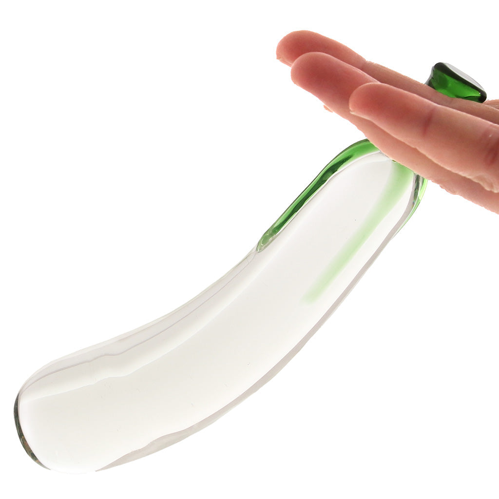 gläs Eggplant Ecstacy Glass Dildo Dildo Sex Toys > G-Spot Dildos - Tophatter Daily Deals