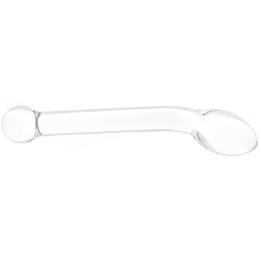 gläs 8 Inch Slimline G-Spot Glass Dildo Dildo Sex Toys > G-Spot Dildos - Tophatter Daily Deals