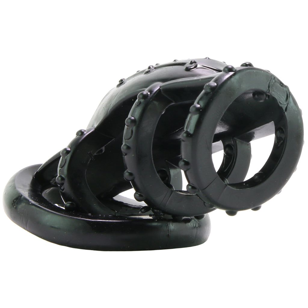 Dr. Love's Zinger Vibrating Cock Cage in Black Cock Rings - Tophatter Daily Deals
