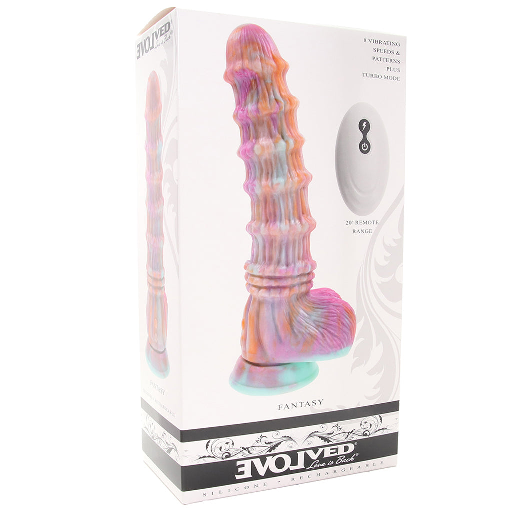 Fantasy 8 Inch Remote Silicone Vibe Vibrators > G-Spot Vibrators - Tophatter Daily Deals