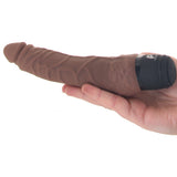 PowerCock 7 Inch Realistic Vibe in Brown Vibrators > Realistic Vibrator Dildos - Tophatter Daily Deals