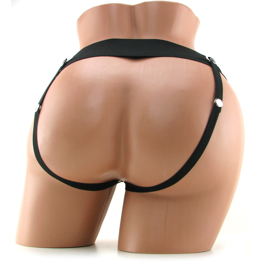 Fetish Fantasy Hollow Vibrating Strap-On in Black Vibrators > Strap-On & Wearable - Tophatter Daily Deals