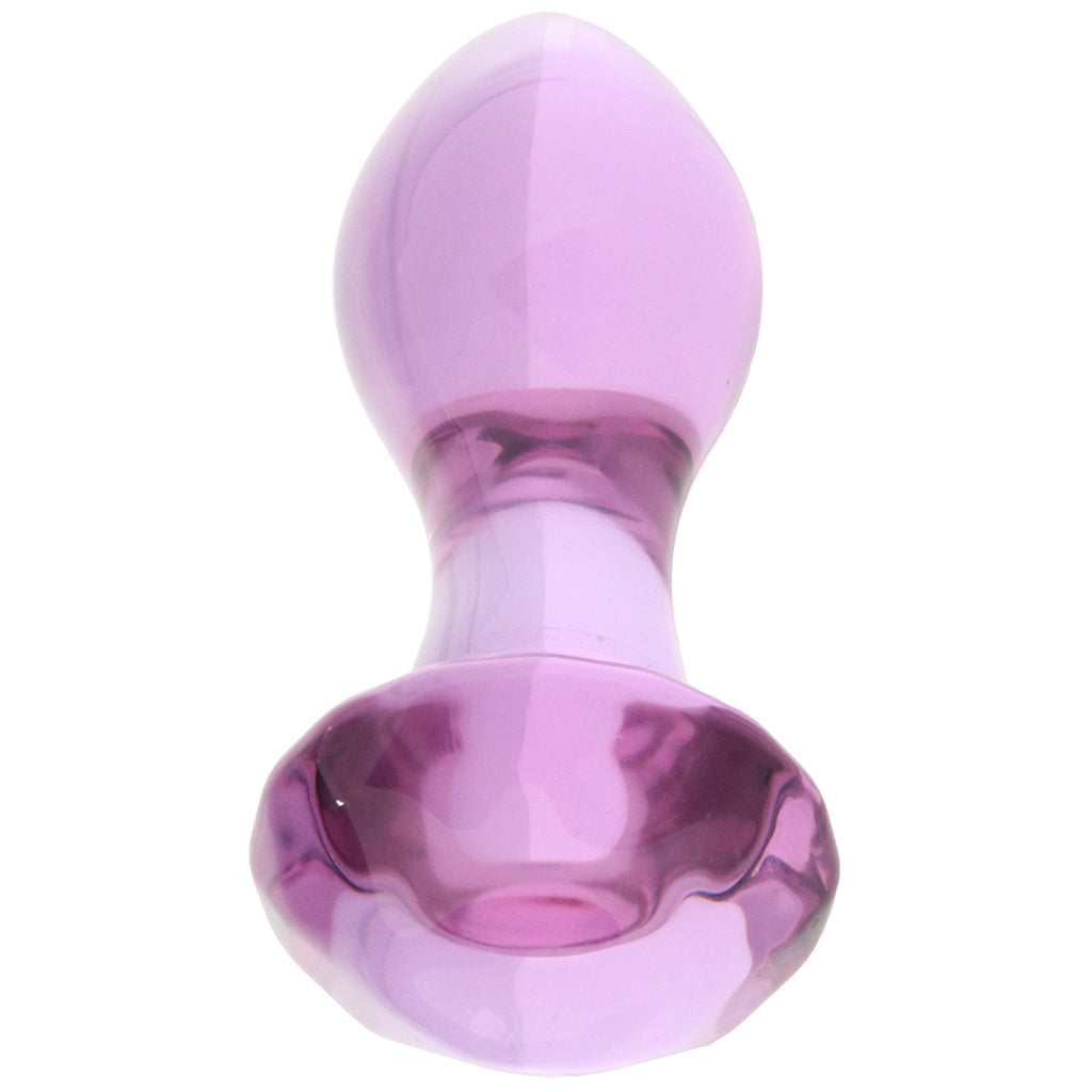 Crystal Glass Gem Plug in Purple - Tophatter's Adult Sex Toys Online Anal Sex Toys > Butt Plugs - Tophatter Daily Deals
