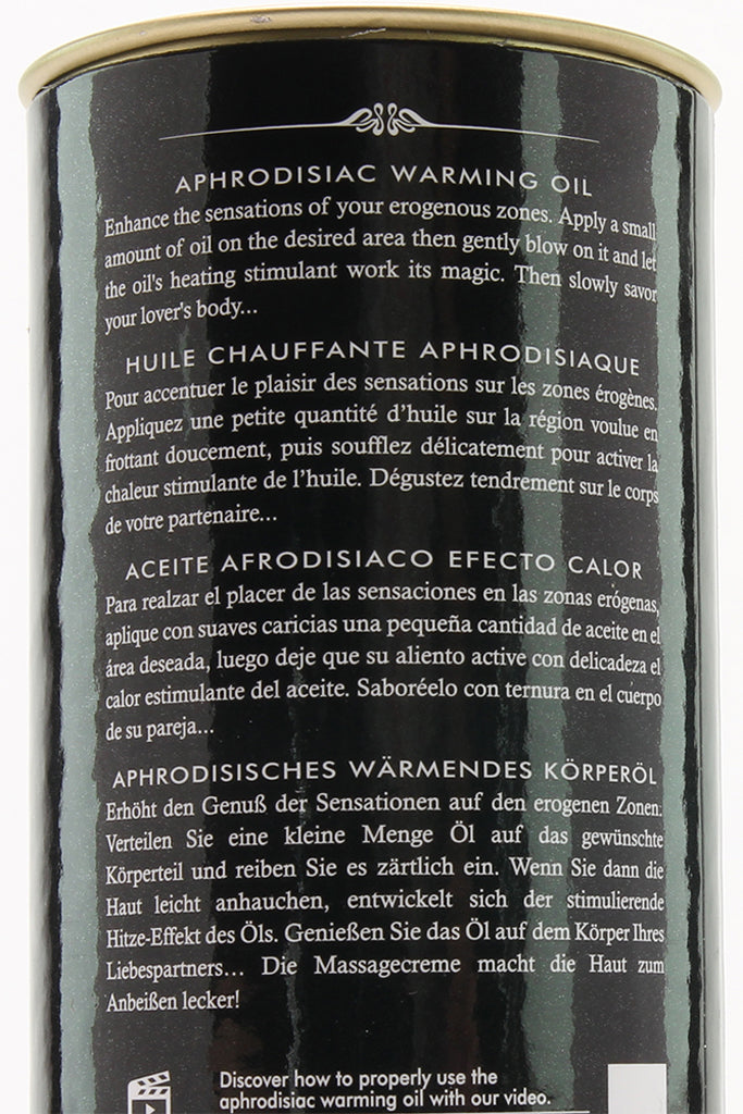 Aphrodisiac Warming Oil 3.5oz/100ml in Blazing Cherry Sensual Love > Massage - Tophatter Daily Deals