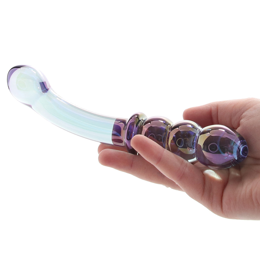 Gender X Lustrous Galaxy Glass Wand Dildo Sex Toys > G-Spot Dildos - Tophatter Daily Deals