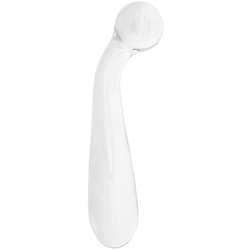 Crystal Premium Glass G-Spot Wand in Clear Dildo Sex Toys > G-Spot Dildos - Tophatter Daily Deals