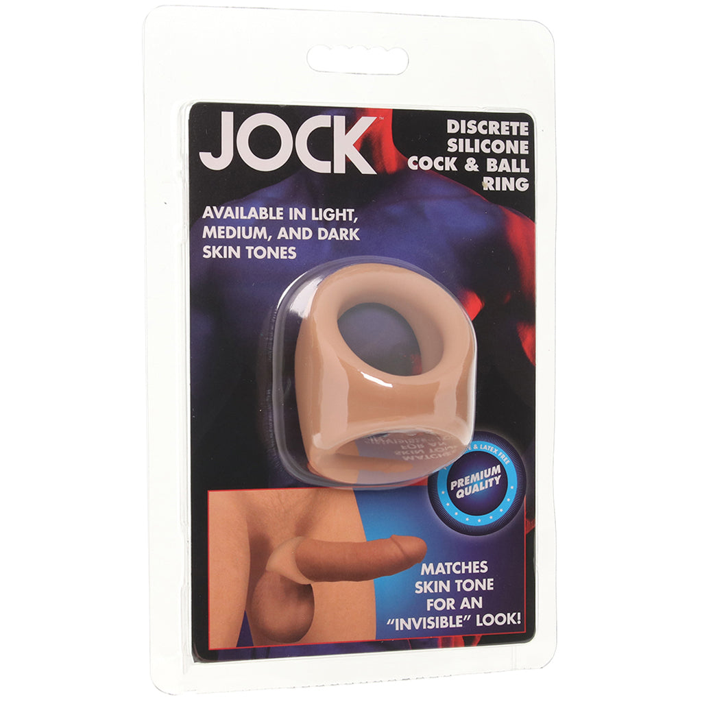 Jock Discreet Silicone Cock & Ball Ring in Tan - Tophatter's Adult Sex Toys Online Bondage and Fetish > Cock and Ball Devices - Tophatter Daily Deals