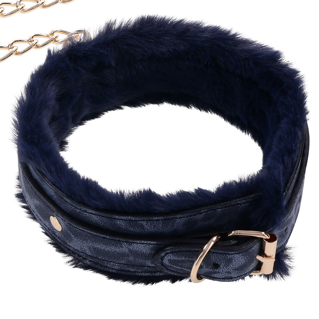Sex & Mischief Cougar Collar & Leash - Tophatter's Adult Sex Toys Online Bondage and Fetish > Leashes and Collars - Tophatter Daily Deals