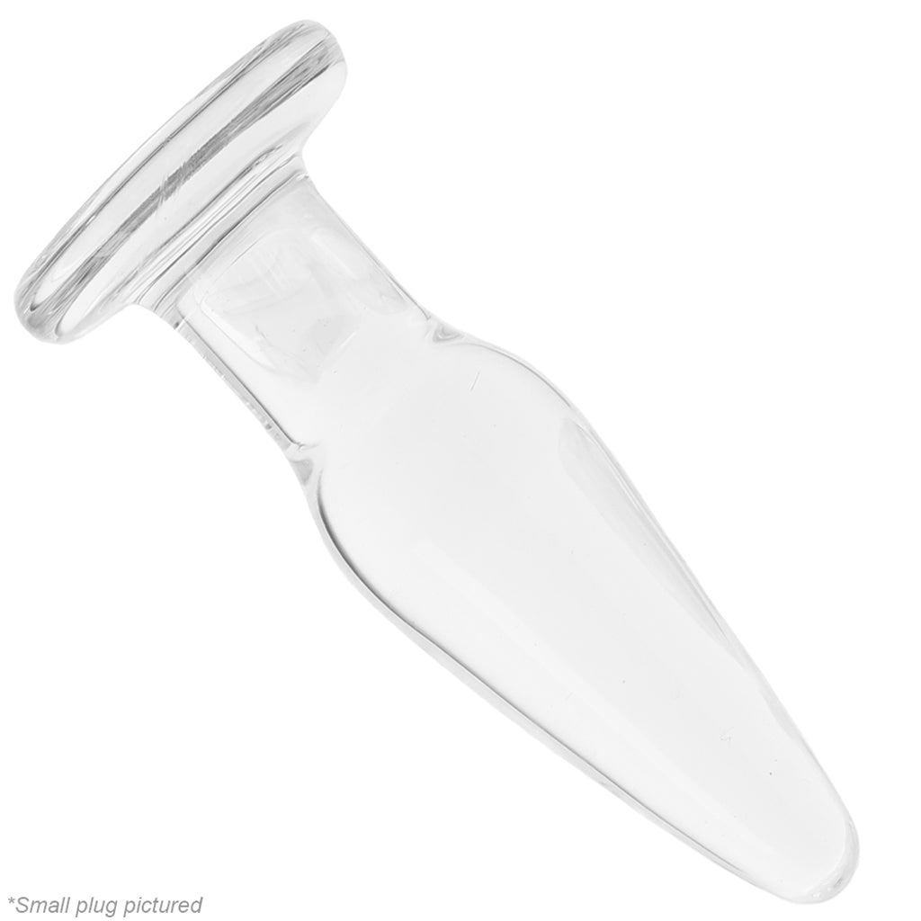 Crystal Premium Glass Tapered Anal Trainer Kit in Clear Anal Sex Toys > Butt Plugs - Tophatter Daily Deals