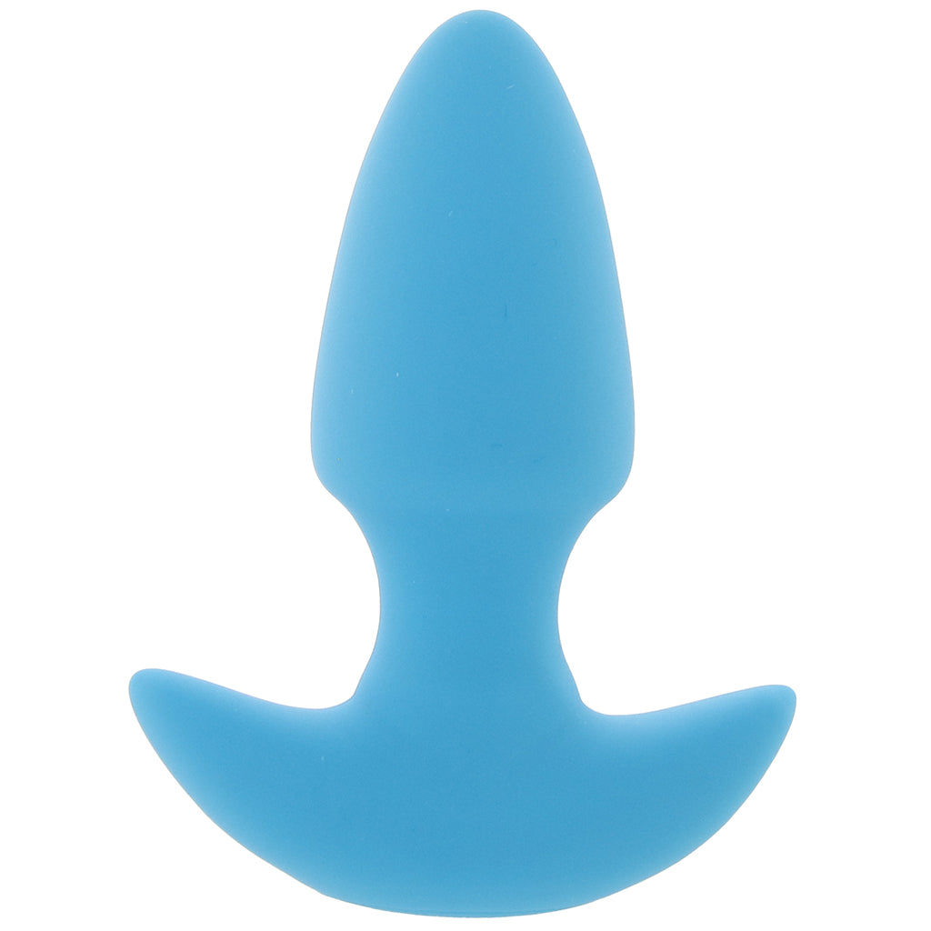 Bang! Thrusting & Vibrating Silicone Butt Plug in Blue Anal Sex Toys > Butt Plugs - Tophatter Daily Deals