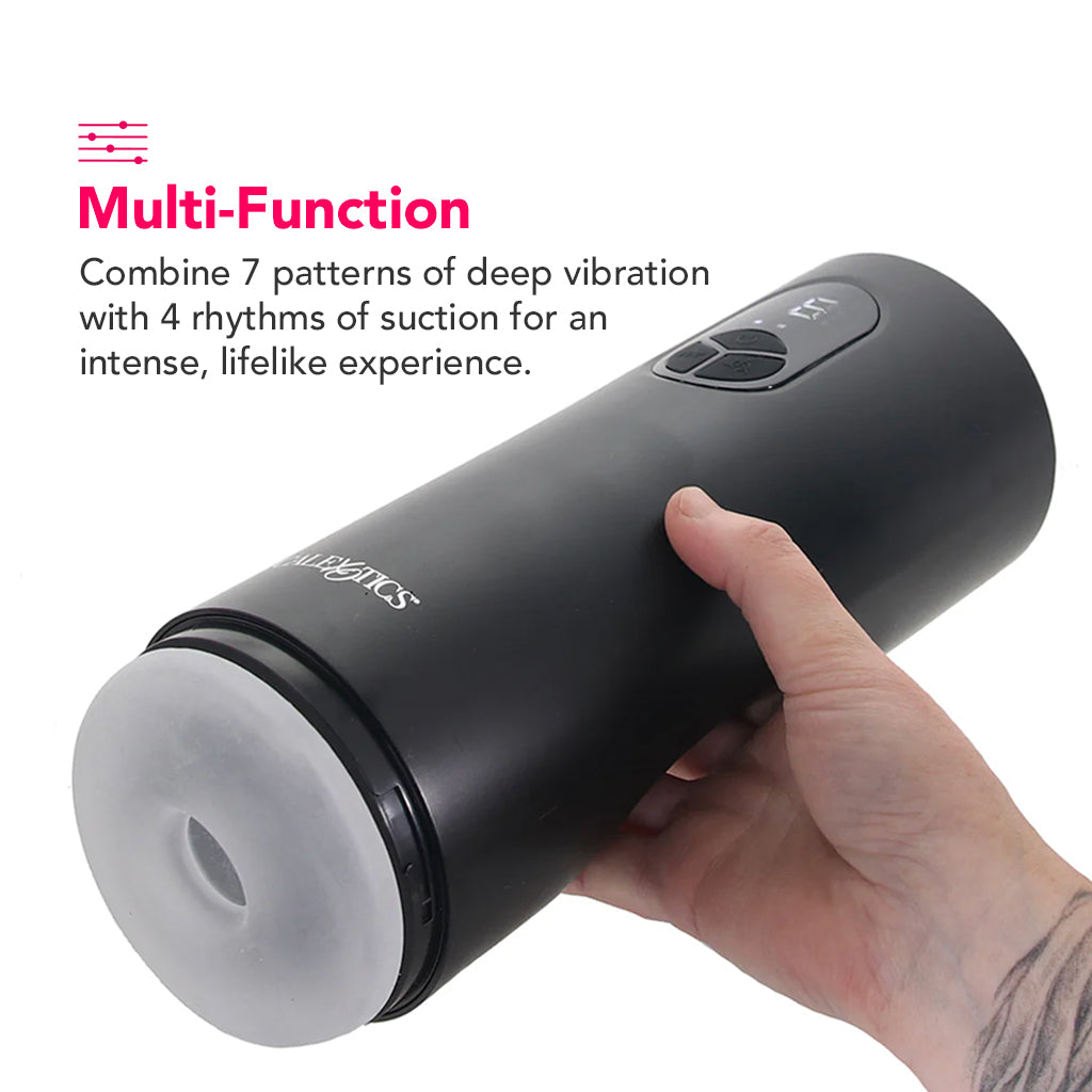 Bionic Sucking and Vibrating Masturbator Male Masturbators > Self-Contained Strokers - Tophatter Daily Deals