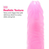Glow Dicks 9 Inch The Drop Vibe in Pink Vibrators > Realistic Vibrator Dildos - Tophatter Daily Deals