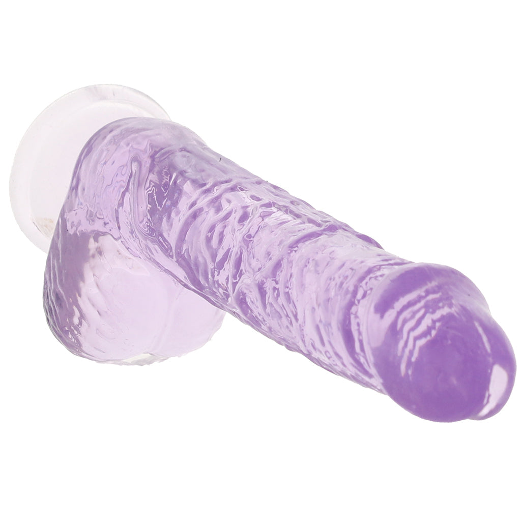 RealRock 5 Inch Realistic Ballsy Dildo in Purple Dildo Sex Toys > Realistic Dildos - Tophatter Daily Deals