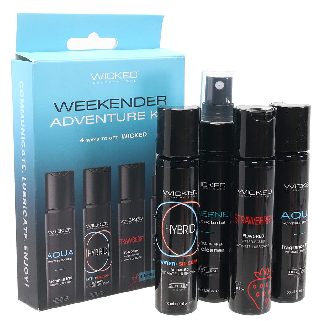 Weekender Adventure Lube Kit Lubes and Lotions > Water Based Sex Lubes - Tophatter Daily Deals