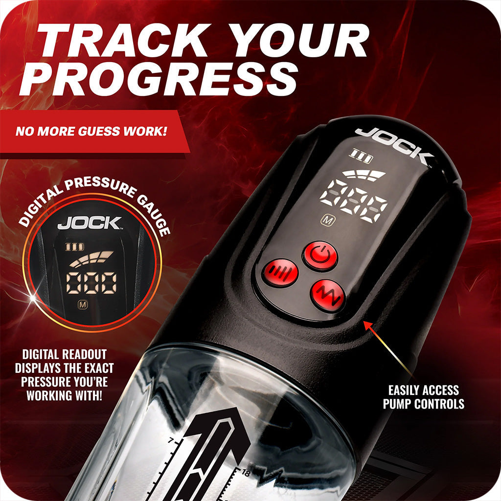 Jock Power Up Digital Automatic Penis Pump Male Enhancement > Penis Pumps - Tophatter Daily Deals