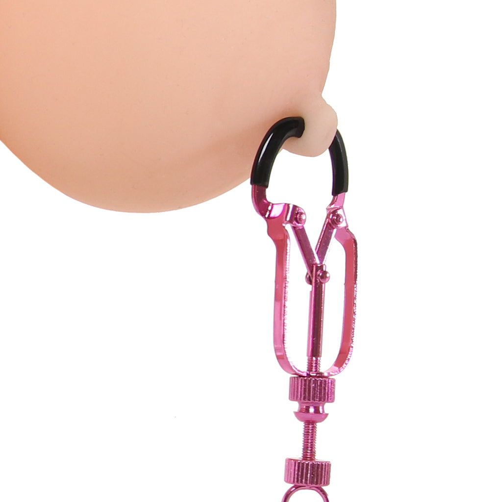 Ouch! Helix Nipple Clamps in Pink Bondage and Fetish > Nipple Stimulators & Clamps - Tophatter Daily Deals