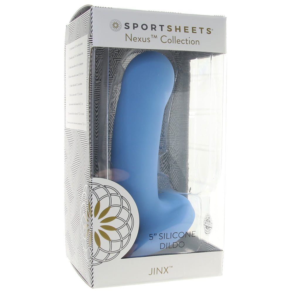 Jinx 5 Inch Silicone Dildo in Periwinkle Dildo Sex Toys > Non-Phallic Dildos - Tophatter Daily Deals