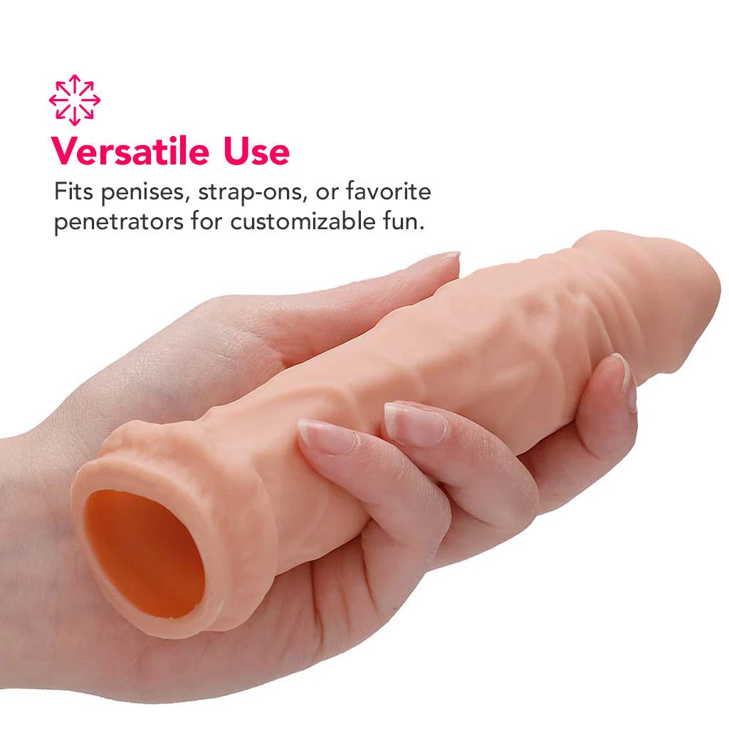 RealRock Penis Sleeve 6 Inch Extender in White Male Enhancement > Extenders and Sleeves - Tophatter Daily Deals
