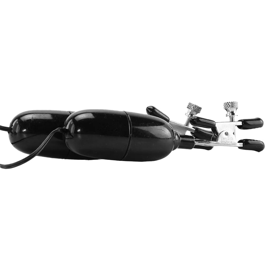 nipple play Vibrating Nipple Clamps Bondage and Fetish > Nipple Stimulators & Clamps - Tophatter Daily Deals