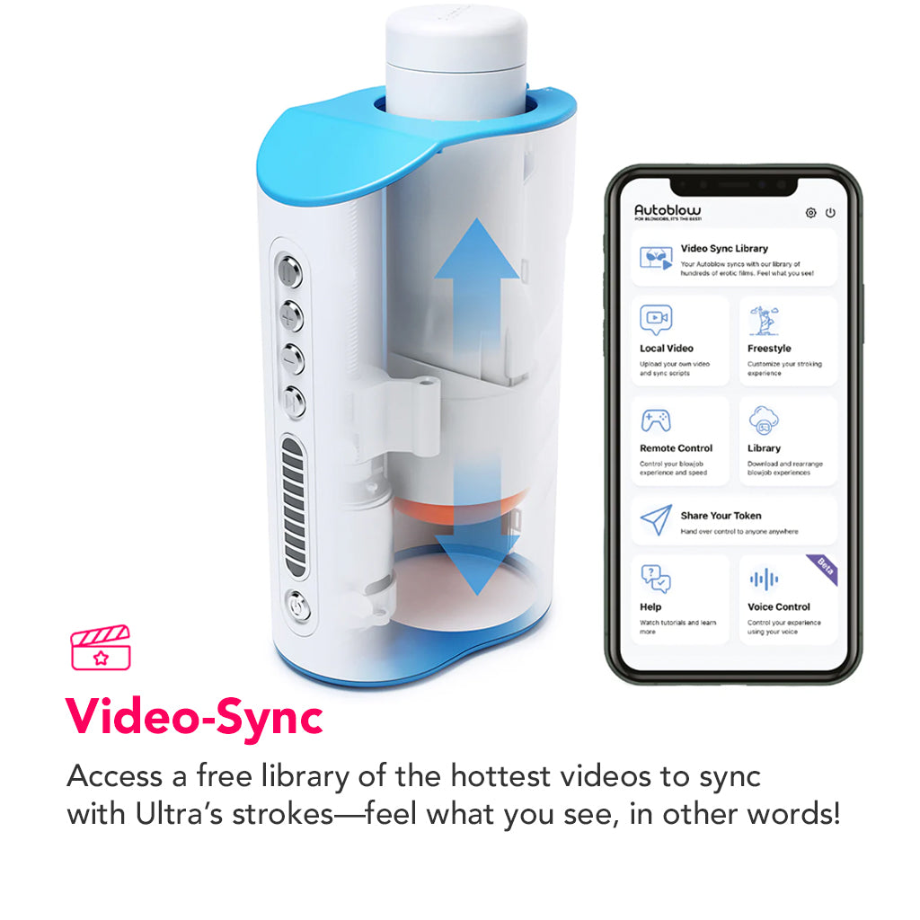 Autoblow AI Ultra Blowjob Machine with Video Sync Male Masturbators > Auto Strokers - Tophatter Daily Deals