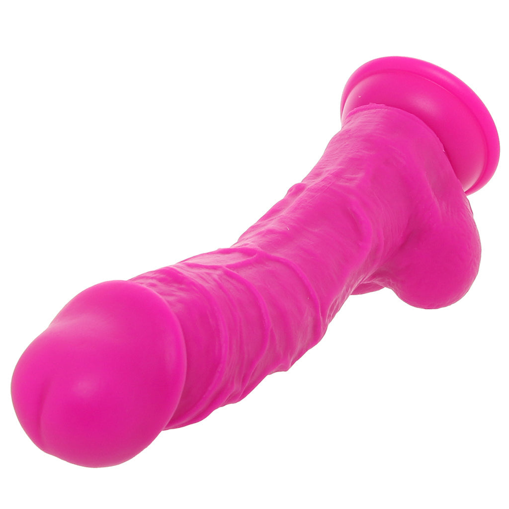 ColourSoft 8 Inch Silicone Dildo in Purple - Tophatter's Adult Products Dildo Sex Toys > Large Dildos - Tophatter Daily Deals
