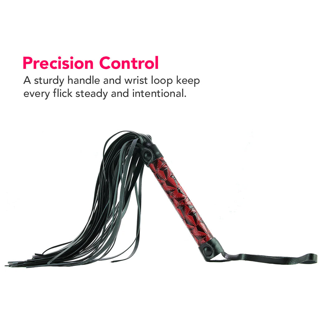Ouch! Luxury Whip in Burgundy Bondage and Fetish > Whips and Crops - Tophatter Daily Deals
