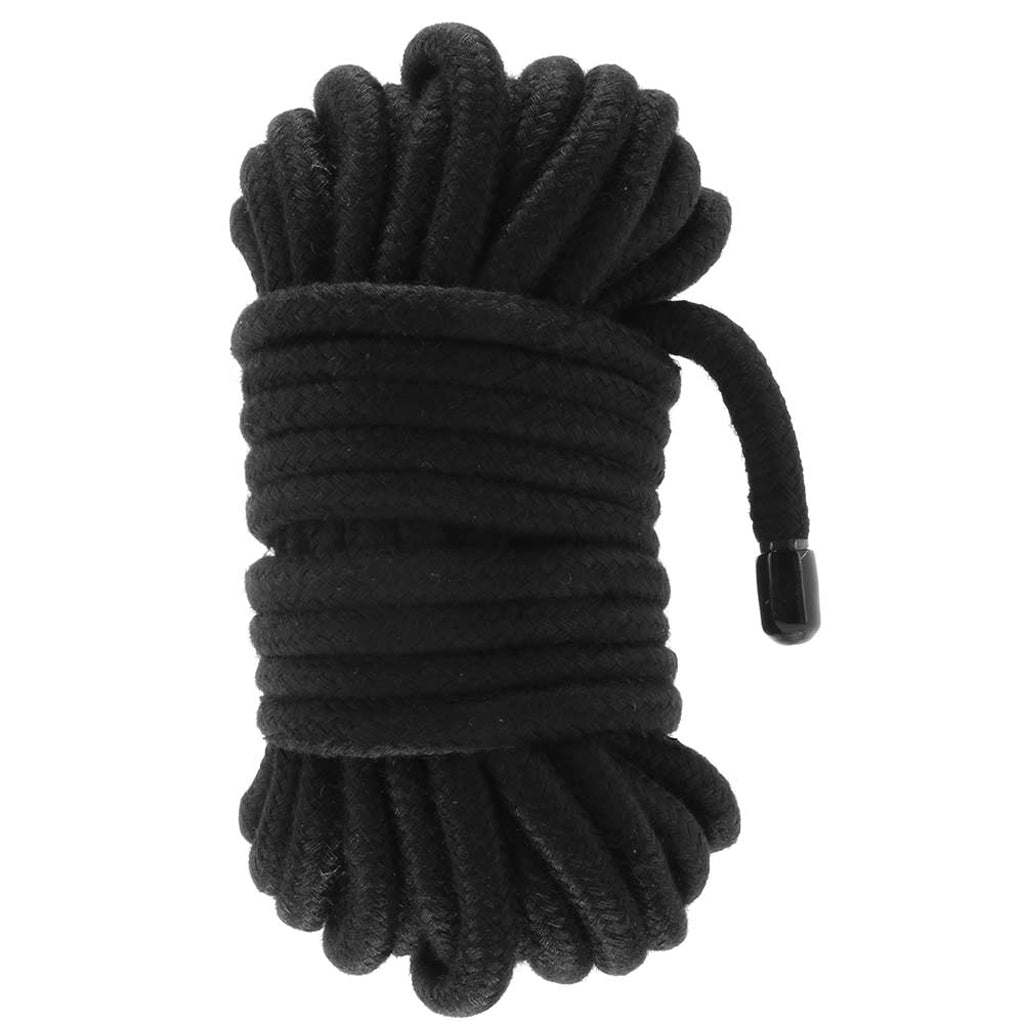 Ouch! Soft Japanese Rope 10 Meters in Black - Tophatter's Adult Products Bondage and Fetish > Restraints - Tophatter Daily Deals