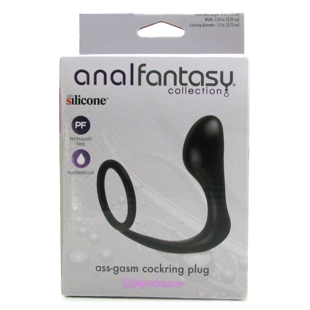 Anal Fantasy Ass-Gasm Cock Ring Plug - Tophatter's Adult Products Cock Rings - Tophatter Daily Deals