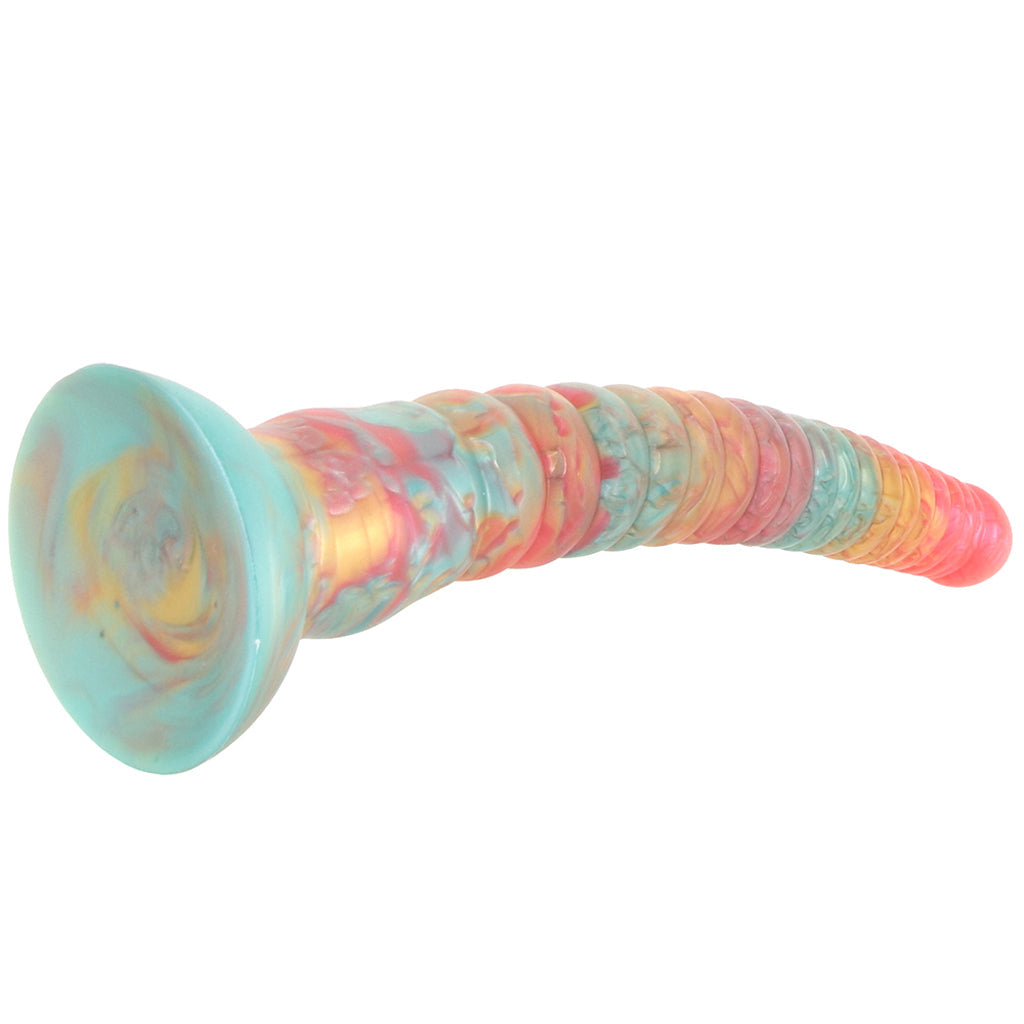 Colours Stacked 12 Inch Dildo in Red/Gold - Tophatter's Adult Sex Toys Online Dildo Sex Toys > Non-Phallic Dildos - Tophatter Daily Deals