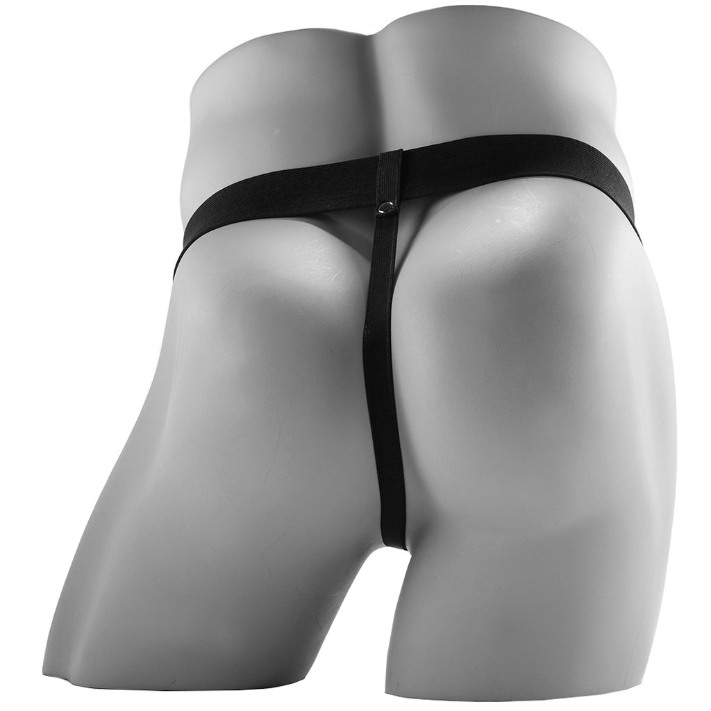 11 Inch Hollow Vibrating Strap-On with Balls in Vanilla Dildo Sex Toys > Strap-On and Harnesses - Tophatter Daily Deals