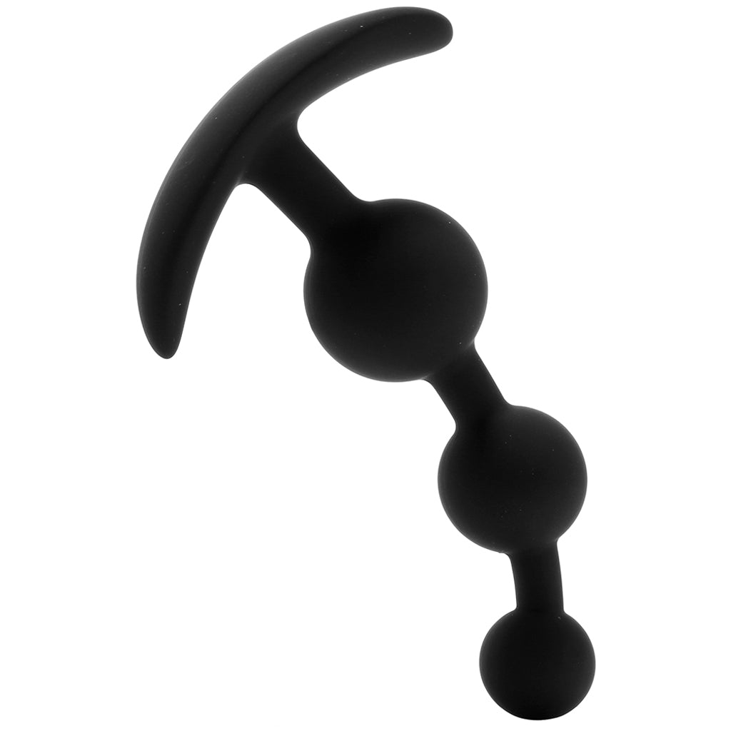 Luxe Be Me 3 Silicone Anal Beads in Black - Tophatter's Adult Products Anal Sex Toys > Anal Beads - Tophatter Daily Deals