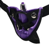 Velvet Vibrating Bullet Harness in Purple Dildo Sex Toys > Strap-On and Harnesses - Tophatter Daily Deals