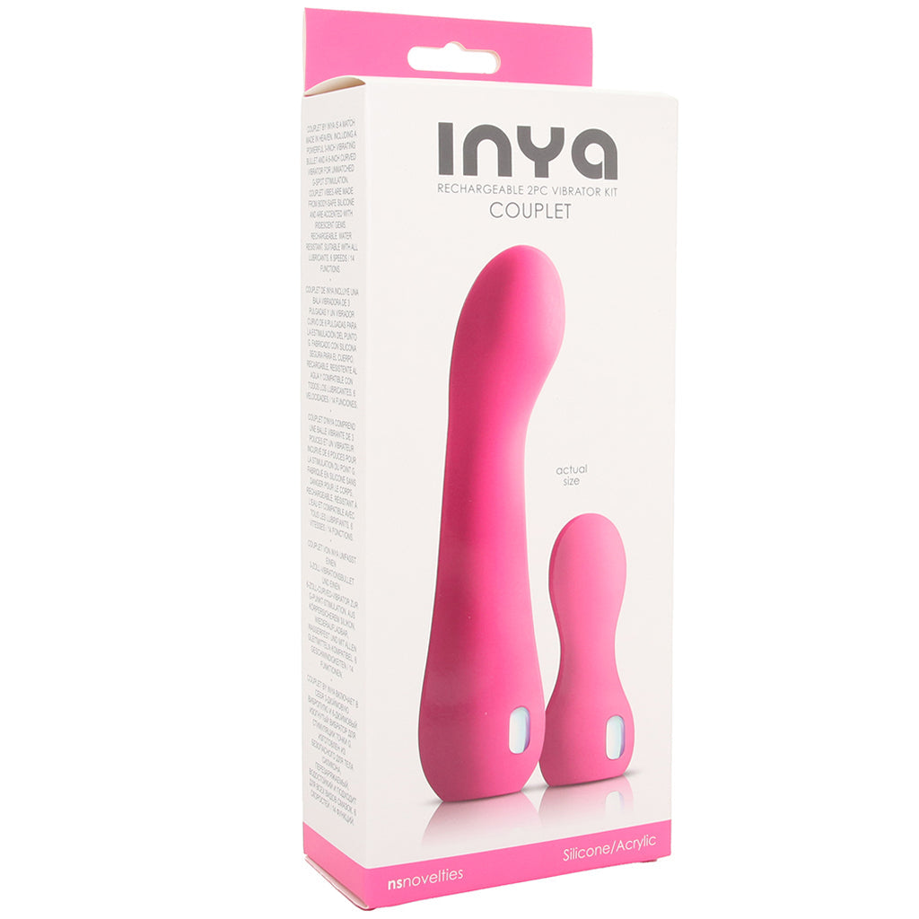 Inya Couplet 2 Piece Vibe Kit - Tophatter's Adult Sex Toys Online Vibrators > G-Spot Vibrators - Tophatter Daily Deals