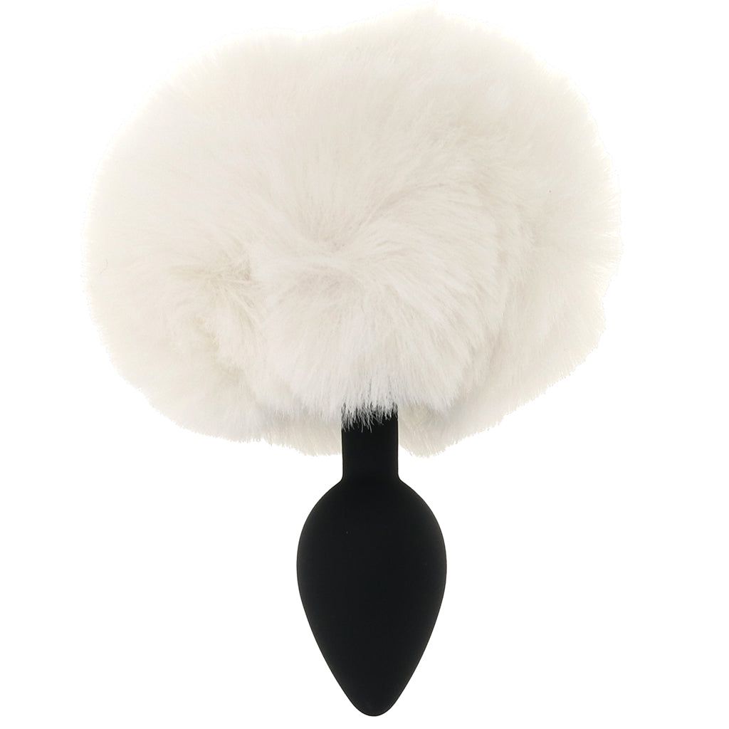 Tailz Fluffy Bunny Tail Silicone Plug in White Anal Sex Toys > Butt Plugs - Tophatter Daily Deals