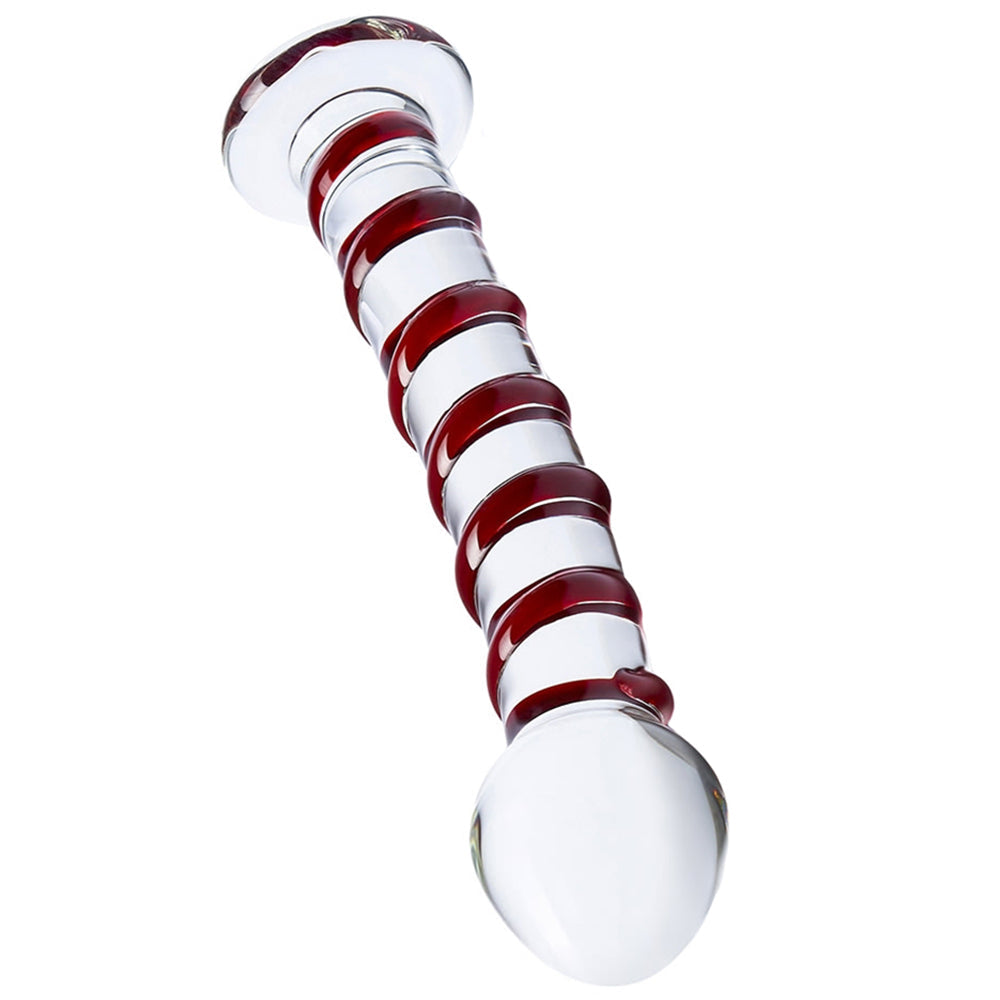 gläs 8 Inch Mr. Swirly Dildo - Tophatter's Adult Sex Toys Online Dildo Sex Toys > G-Spot Dildos - Tophatter Daily Deals
