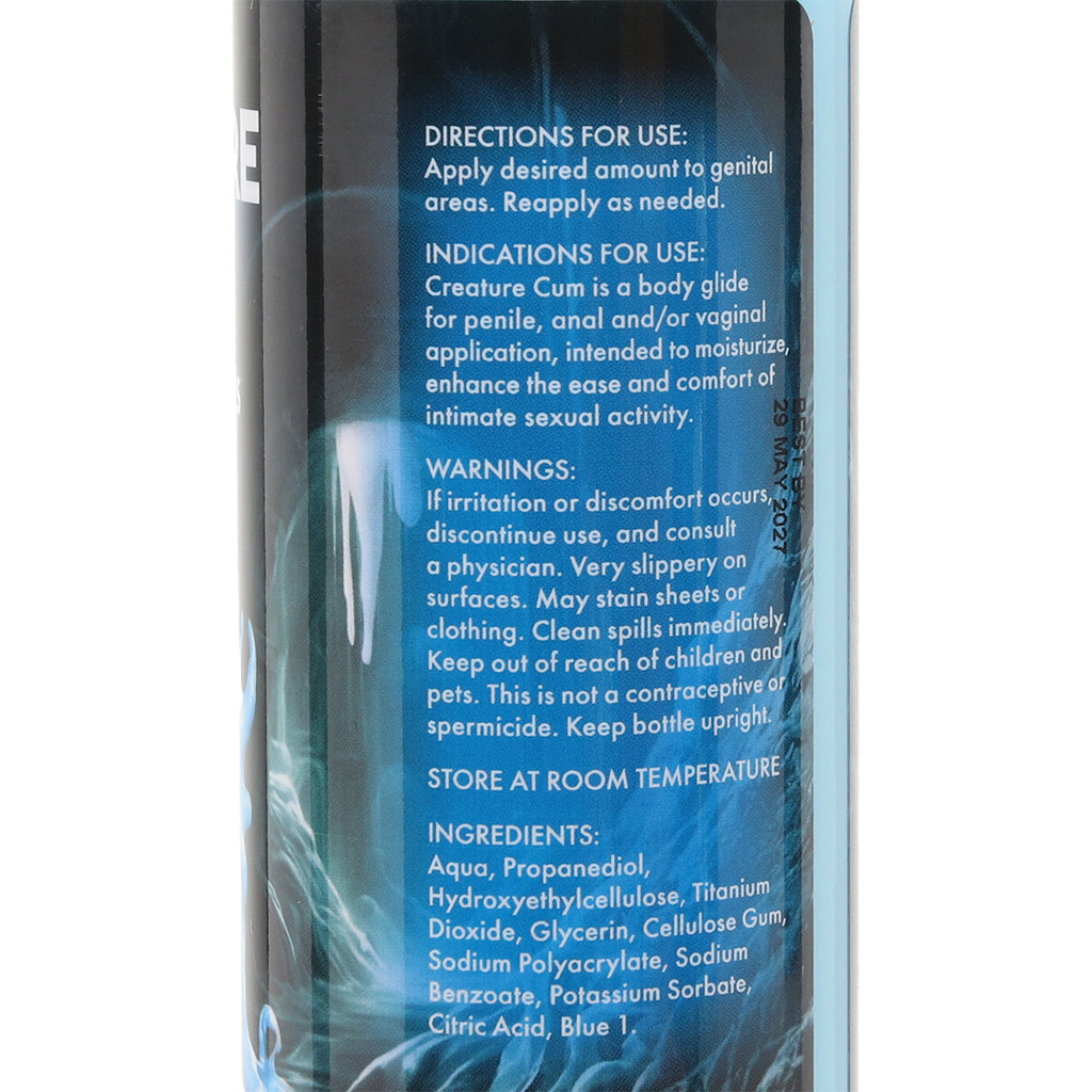 Creature Cum Water-Based Blue Lube in 8oz/237ml - Tophatter's Adult Sex Toys Online Shop by Brand > Creature Cocks - Tophatter Daily Deals
