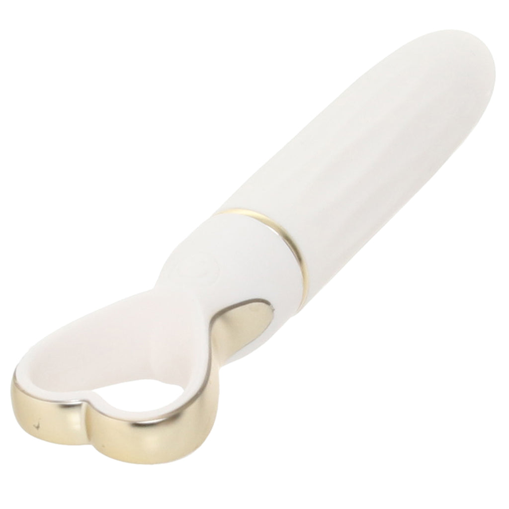 Délice Heart Throb Bullet Vibe in White Bouquet Vibrators > Bullet and Egg Vibrators - Tophatter Daily Deals