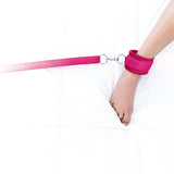 7 Piece Bed Spreader Restraint System in Hot Pink - Tophatter's Adult Products Bondage and Fetish > Restraints - Tophatter Daily Deals