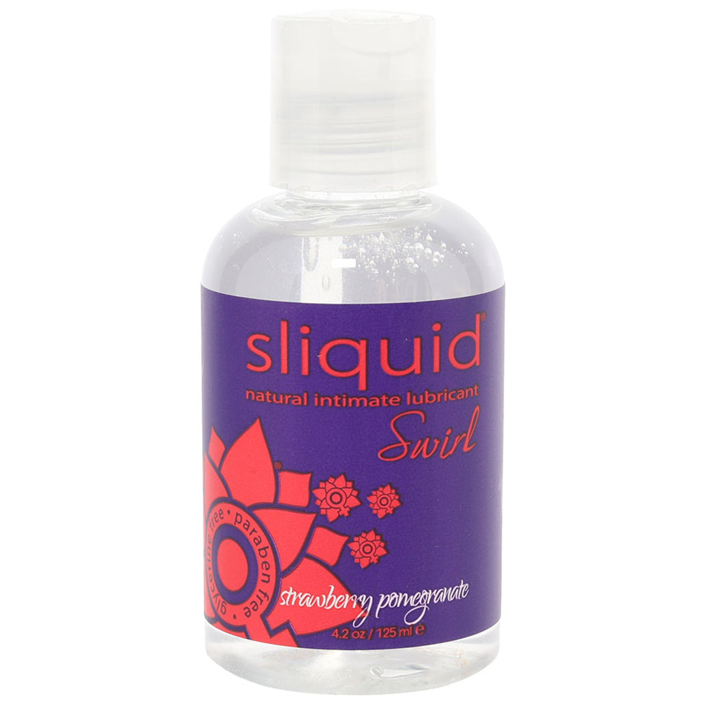 Swirl Flavored Lube 4.2oz/125ml in Strawberry Pomegranate Lubes and Lotions > Flavored Sex Lubes - Tophatter Daily Deals