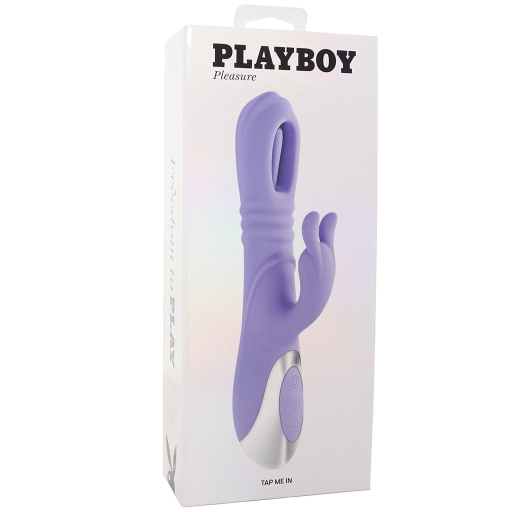 Playboy Tap Me In Thrusting Rabbit Vibe Vibrators > Rabbit Vibrators - Tophatter Daily Deals