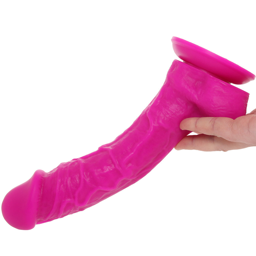 Colours 8 Inch Dual Density Silicone Dildo in Purple - Tophatter's Adult Products Dildo Sex Toys > Realistic Dildos - Tophatter Daily Deals