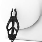 Master Series Monarch Noir Chained Clover Clamps Bondage and Fetish > Nipple Stimulators & Clamps - Tophatter Daily Deals