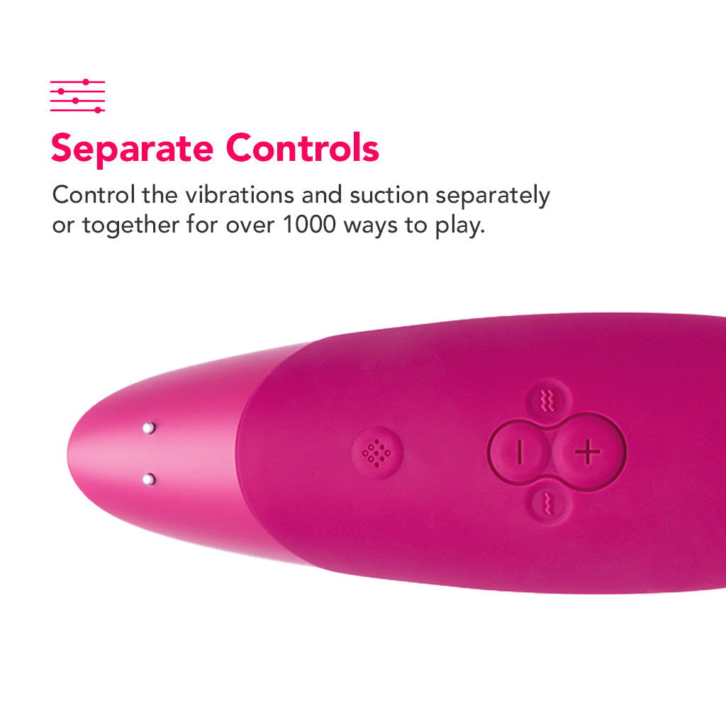 Womanizer Enhance Pleasure Air Vibe in Pink - Tophatter's Adult Sex Toys Online Vibrators > Clitoral Suction & Stimulation - Tophatter Daily Deals