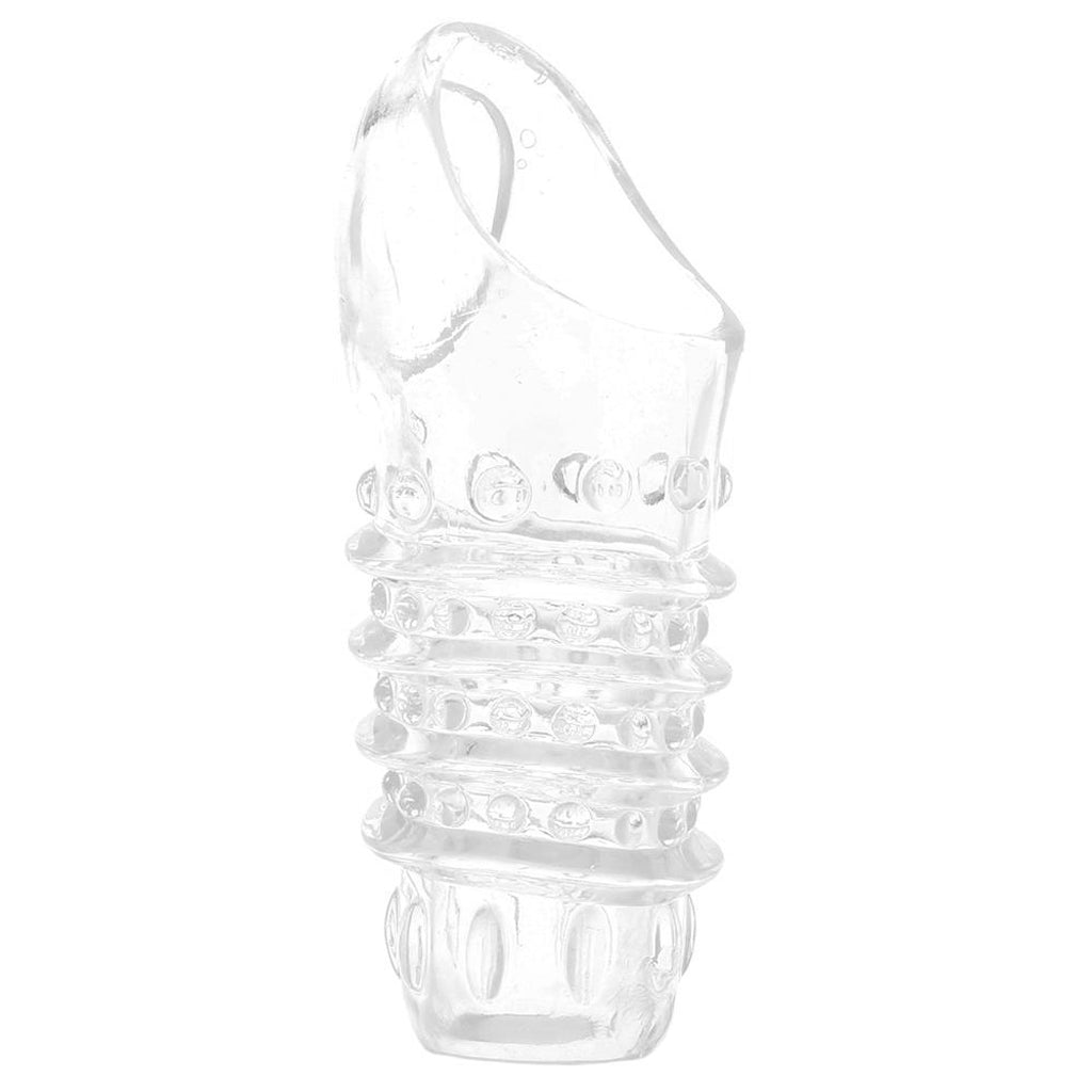 Textured Stimulation Enhancer Penis Sheath in Clear Male Enhancement > Extenders and Sleeves - Tophatter Daily Deals