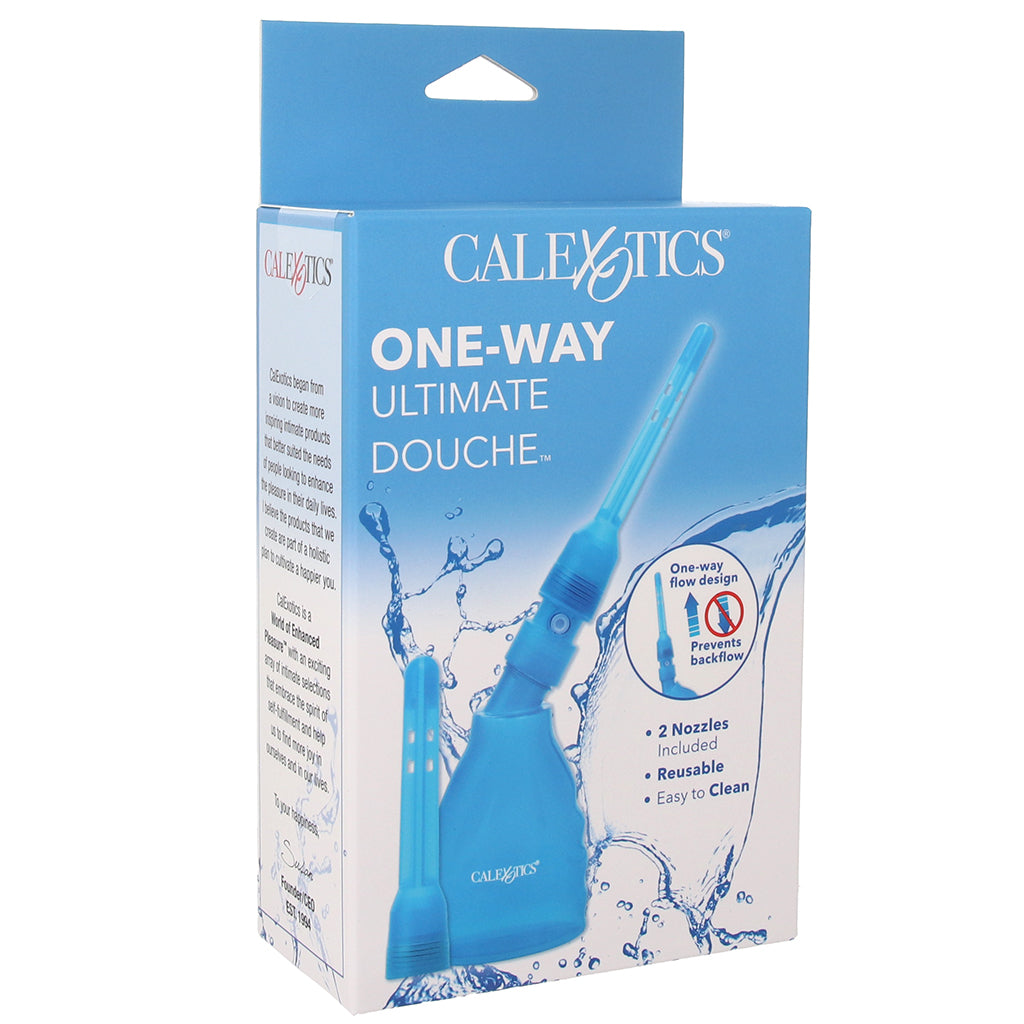 One-Way Ultimate Douche in Blue - Tophatter's Adult Sex Toys Online Anal Sex Toys > Douche and Enema - Tophatter Daily Deals