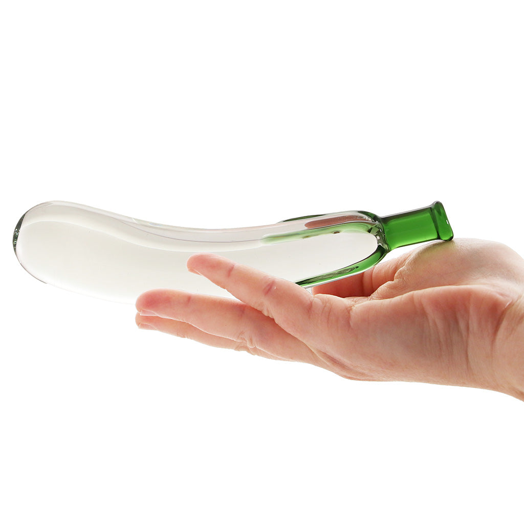 gläs Eggplant Ecstacy Glass Dildo Dildo Sex Toys > G-Spot Dildos - Tophatter Daily Deals