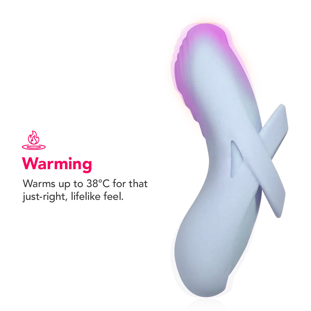 Echo 2 Flexible Panty and Finger Vibe in Sky Blue Vibrators > Finger Vibrators - Tophatter Daily Deals